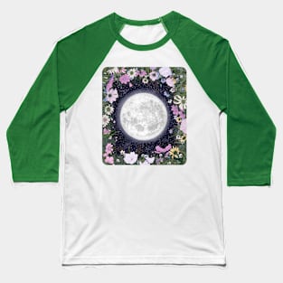 Moonlight in the Meadow Pastel Baseball T-Shirt